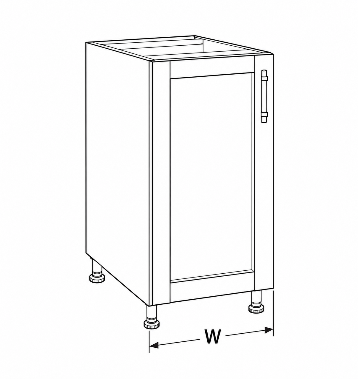 Base Cabinet – 1 Door